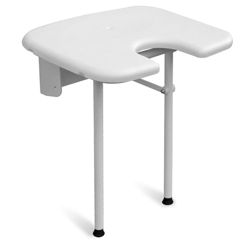 Duschklappsitz WALL mit Hygieneausschnitt