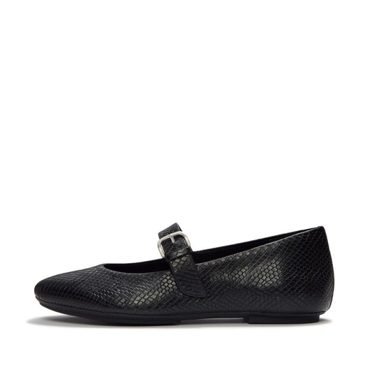 FitFlop Delicato Snake Mary All Black