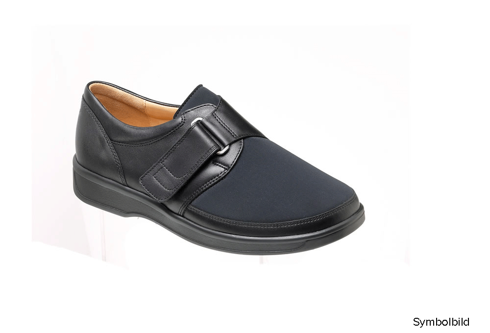 Ganter Damenhalbschuhe Schwarz Kalbsleder