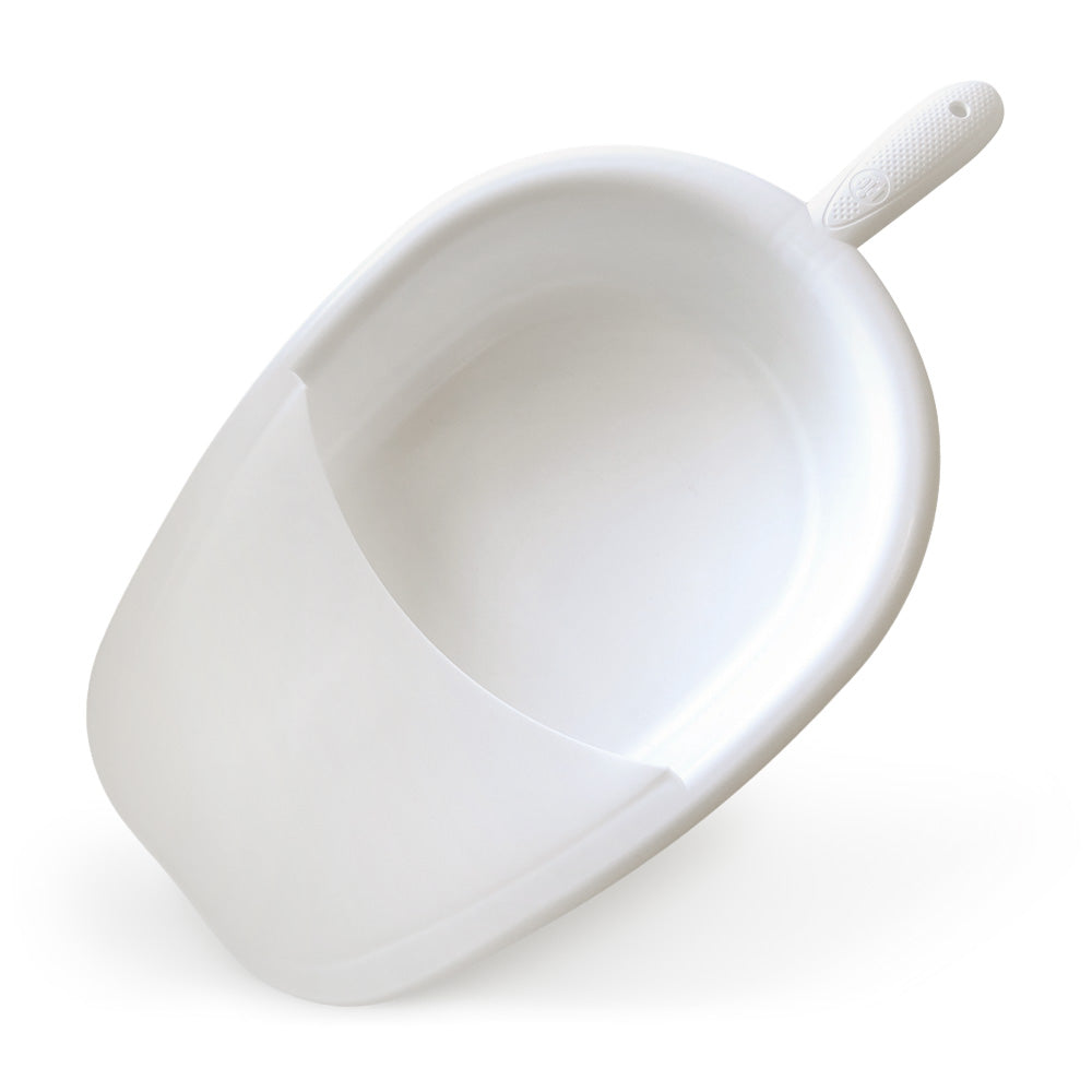 Leibschüssel oval mit Stiel Plastik