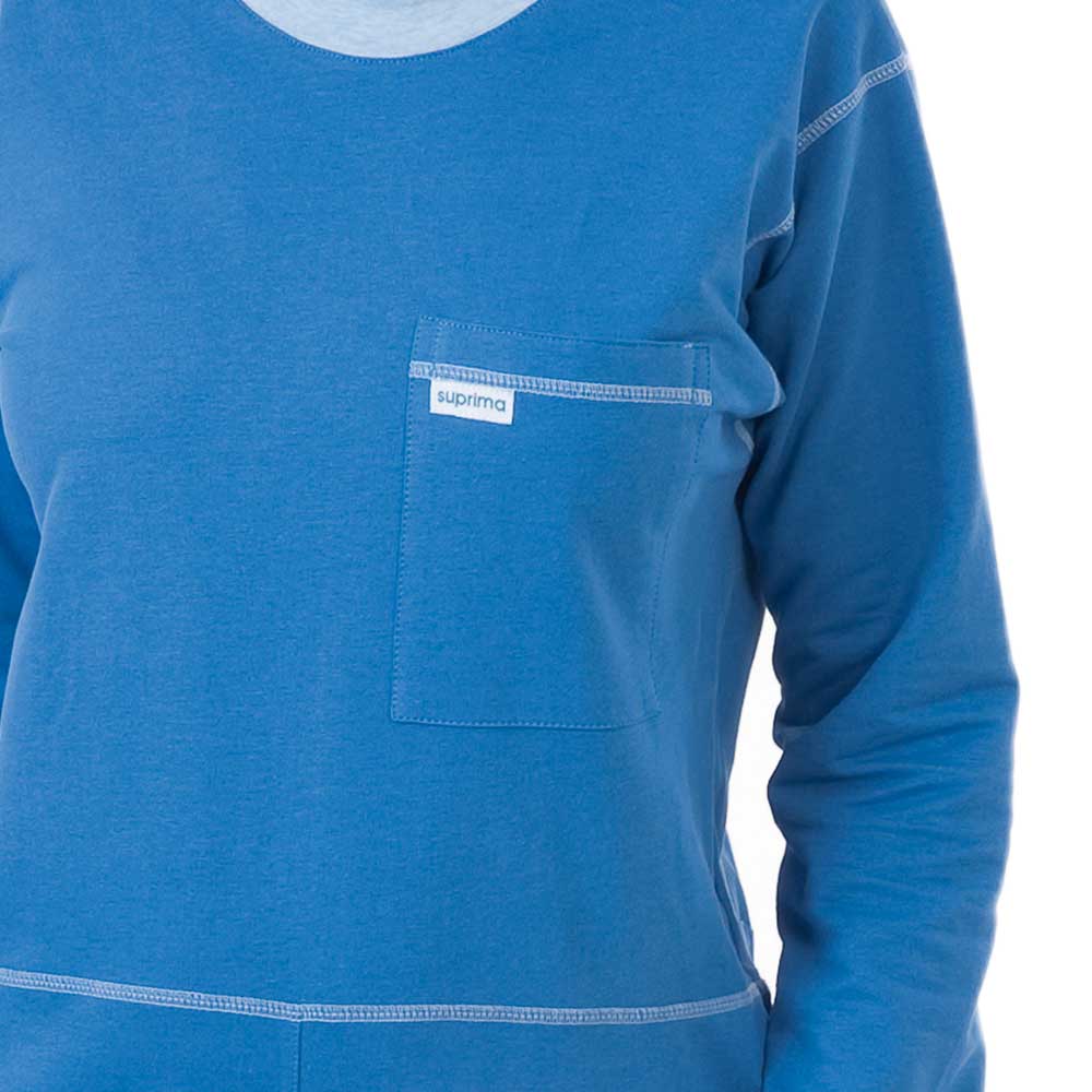Patienten-Overall Meerblau