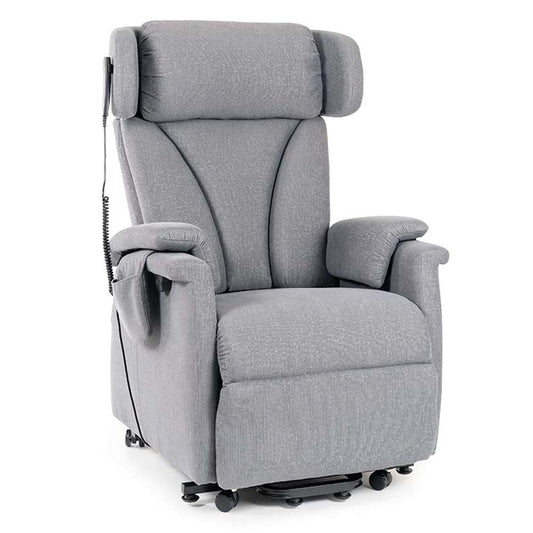 Ruhe- und Aufstehsessel Relax Platin Grau