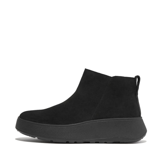 FitFlop F-Mode Wildleder Stiefeletten Black
