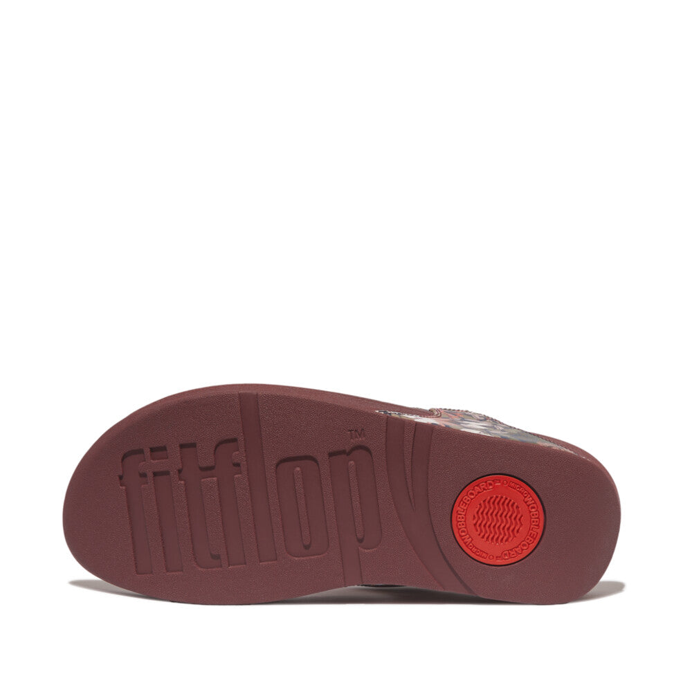FitFlop Lulu X Jim Thompson Zehenstegsandalen Java Brown