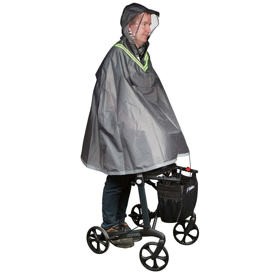 Wetterschutz Poncho für Rollator-Nutzer