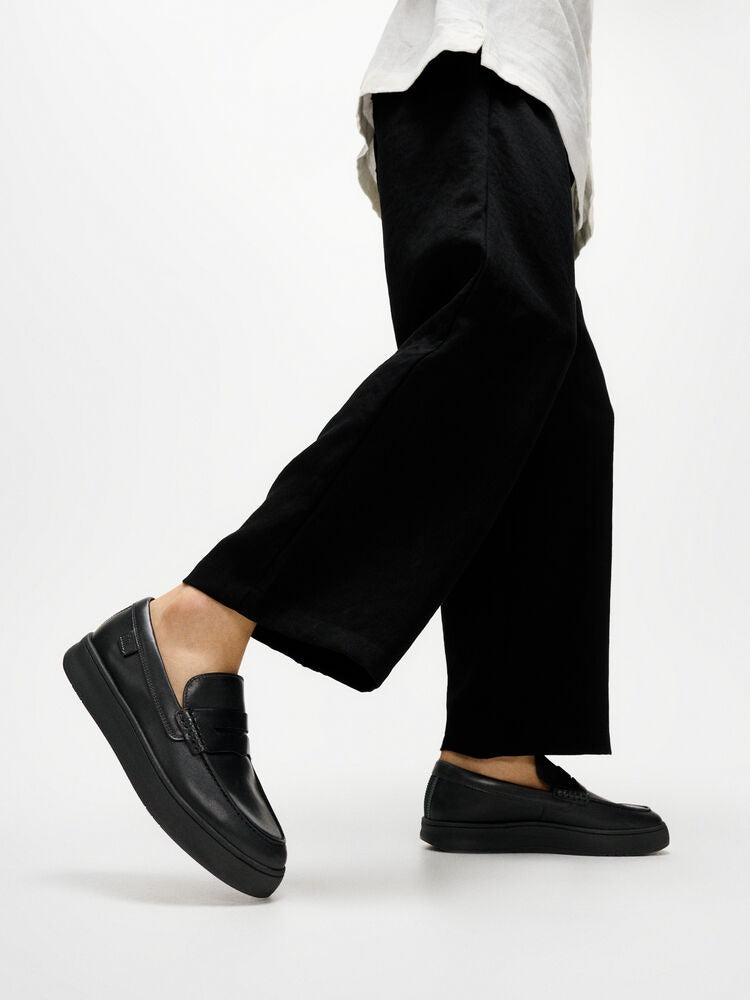 FitFlop RALLY Männer Black Leder Loafers