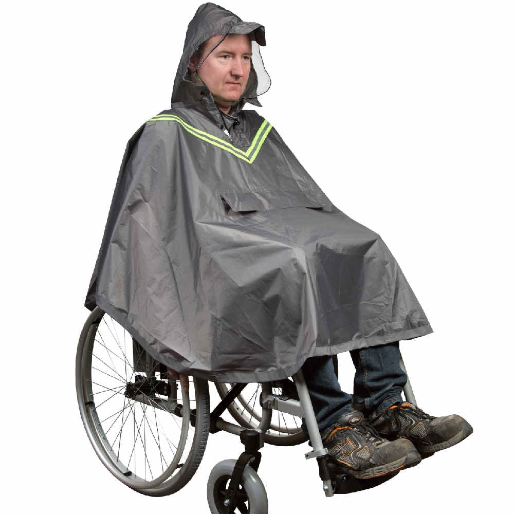 Regen Poncho für Rollstuhlfahrer