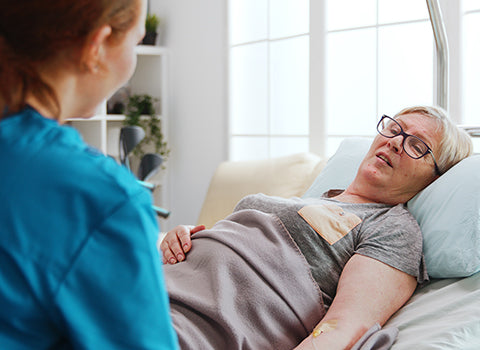 Heimkrankenpflege -Pflegebetten