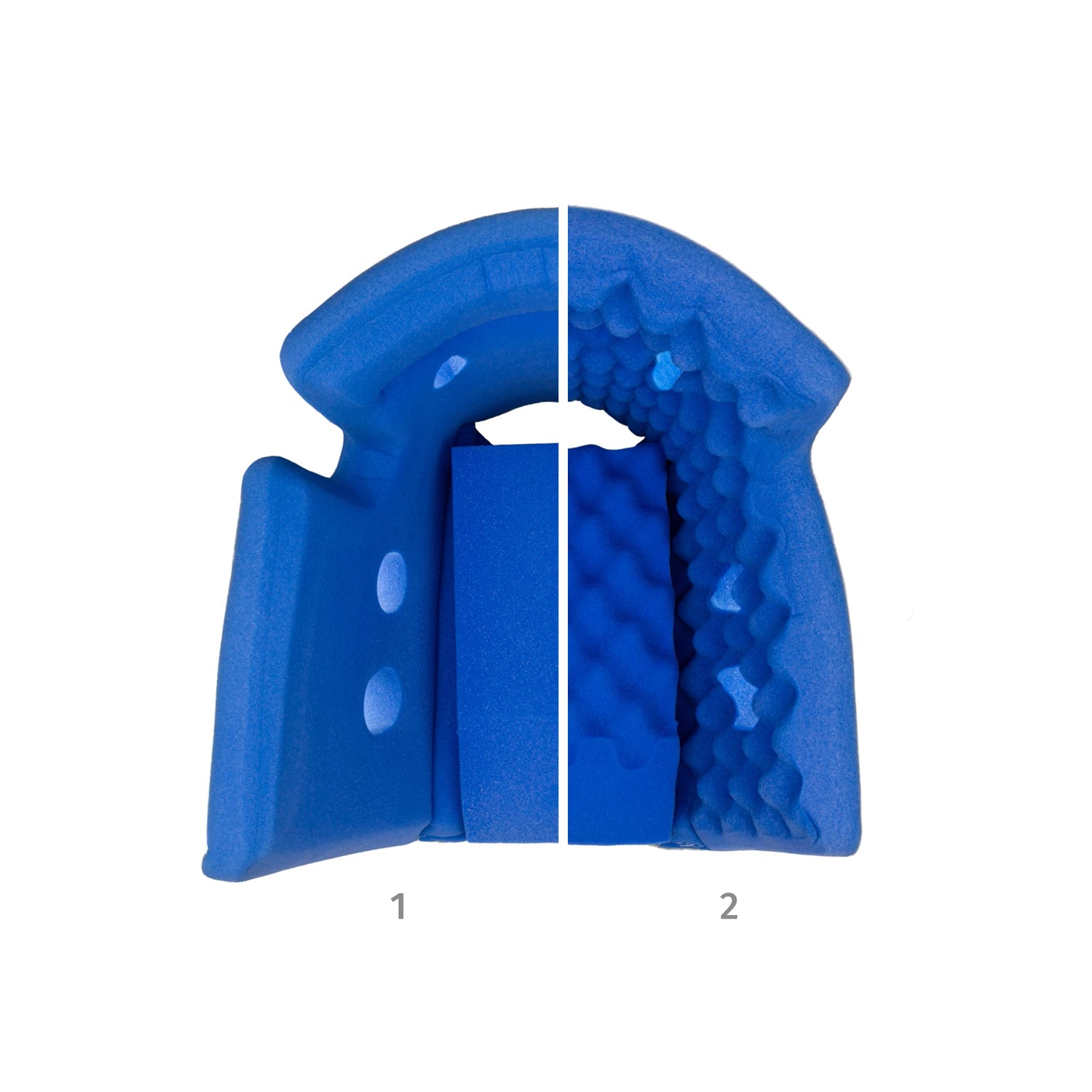 Unterseite der Body Armor® Heel Reliever Fersenentlastung mit gepolsterter Auflagefläche