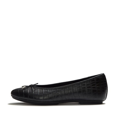 FitFlop Delicato Crocodile All Black