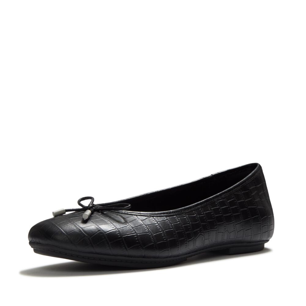 FitFlop Delicato Crocodile All Black