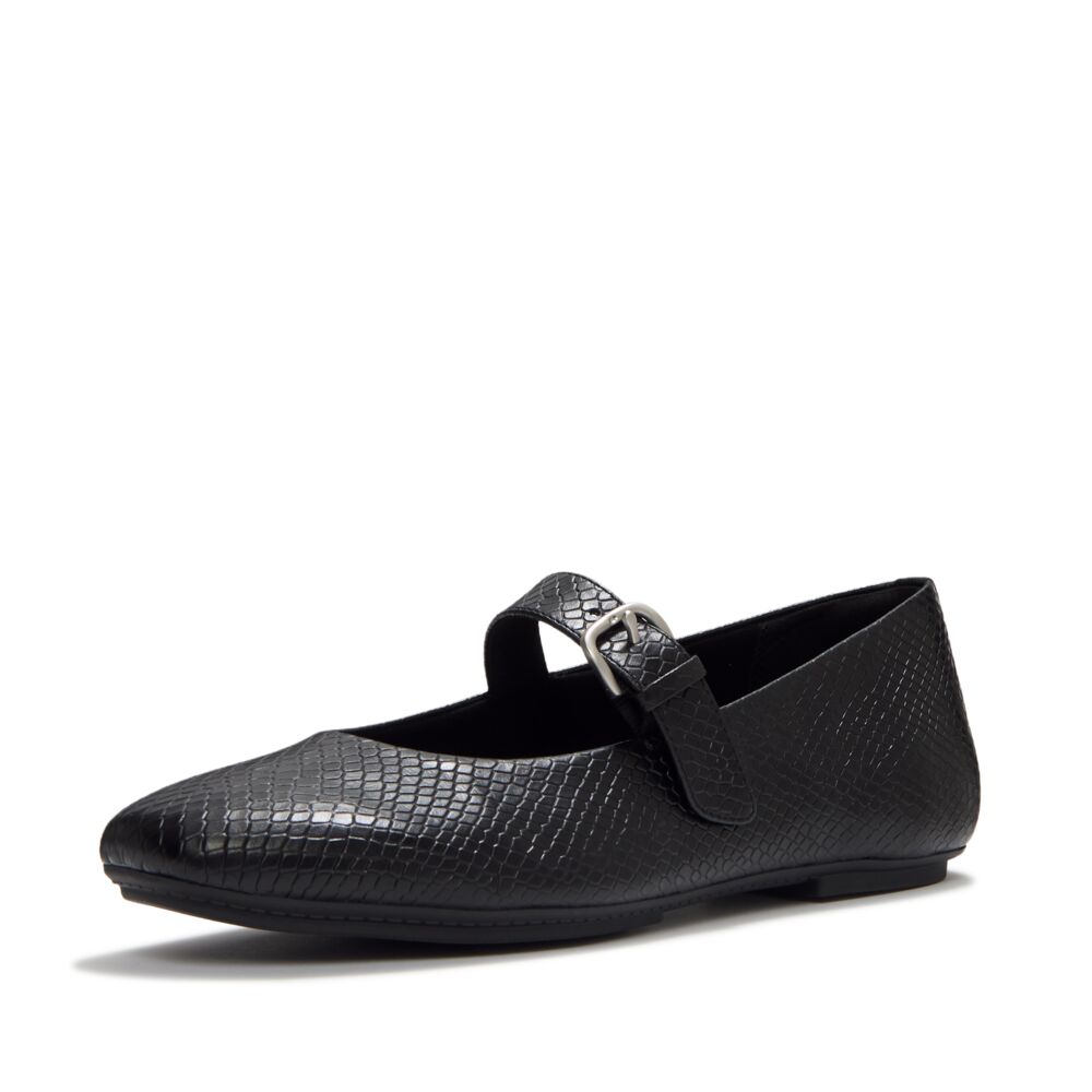 FitFlop Delicato Snake Mary All Black