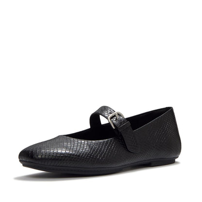 FitFlop Delicato Snake Mary All Black