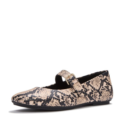 FitFlop Delicato Snake Mary Hazy Taupe