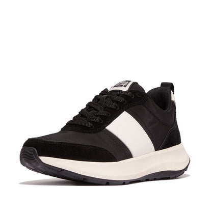 FitFlop F-MODE Flow Leder/Stoff-Sneaker