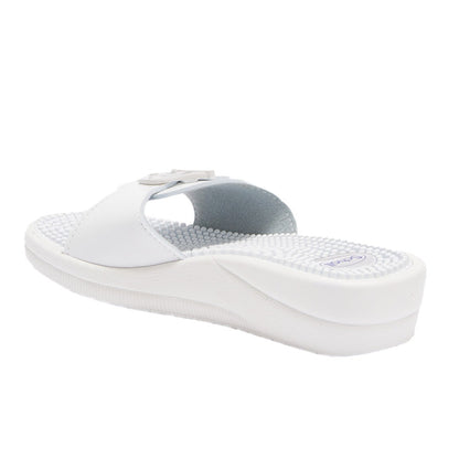 Scholl New Massage White Pantolette