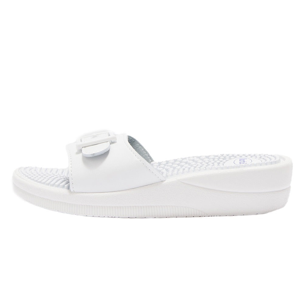 Scholl New Massage White Pantolette