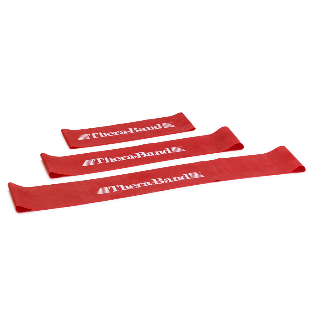 TheraBand® Loop, rot - mittel