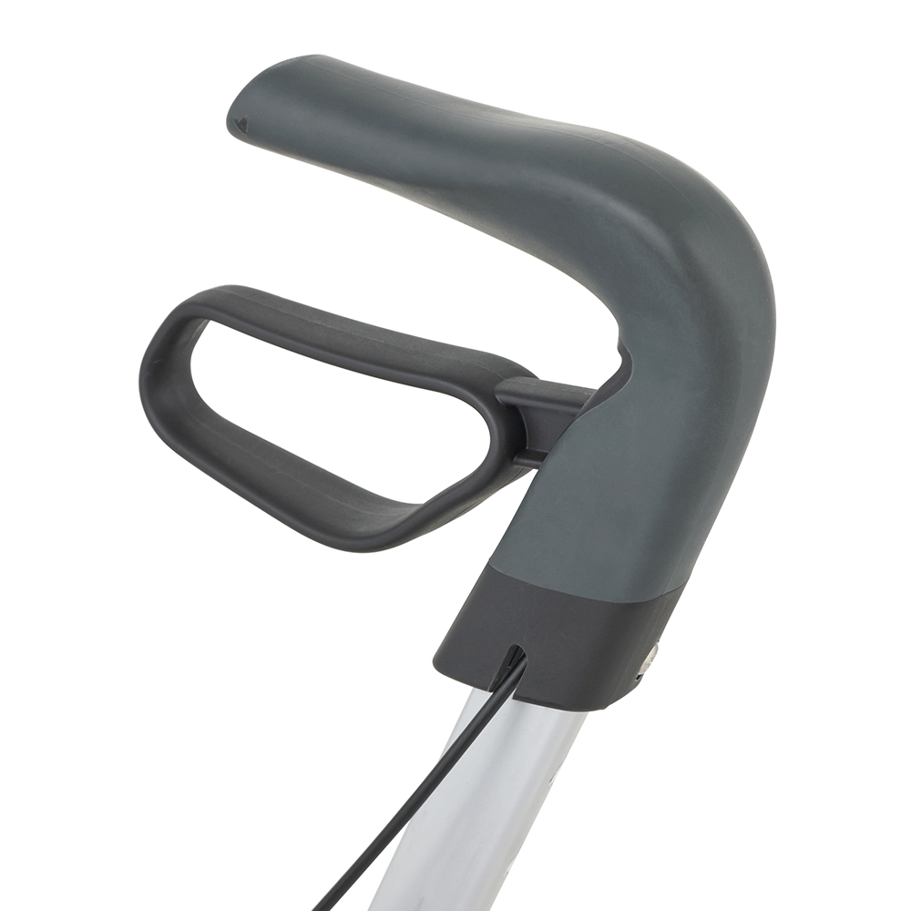 Detailaufnahme des ergonomischen Handgriffs am byACRE Nordic Pioneer Rollator