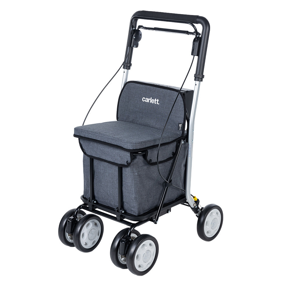Einkaufsrollator comfort move in Grau
