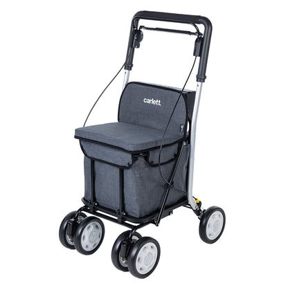 Einkaufsrollator comfort move in Grau