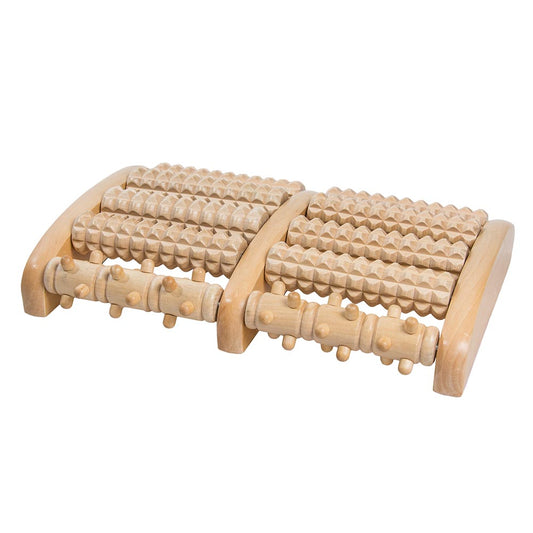 Fußmassageroller Holz 10 Achsen
