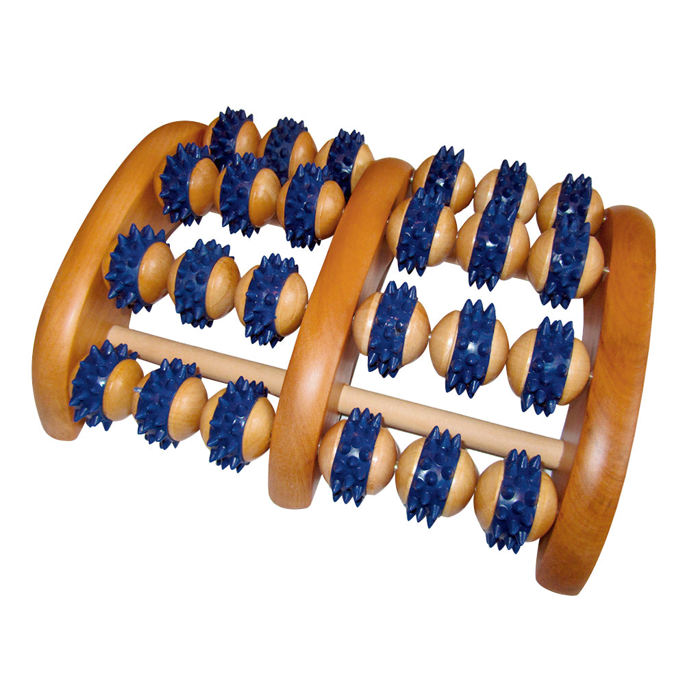 Fußmassageroller Holz 8 Achsen