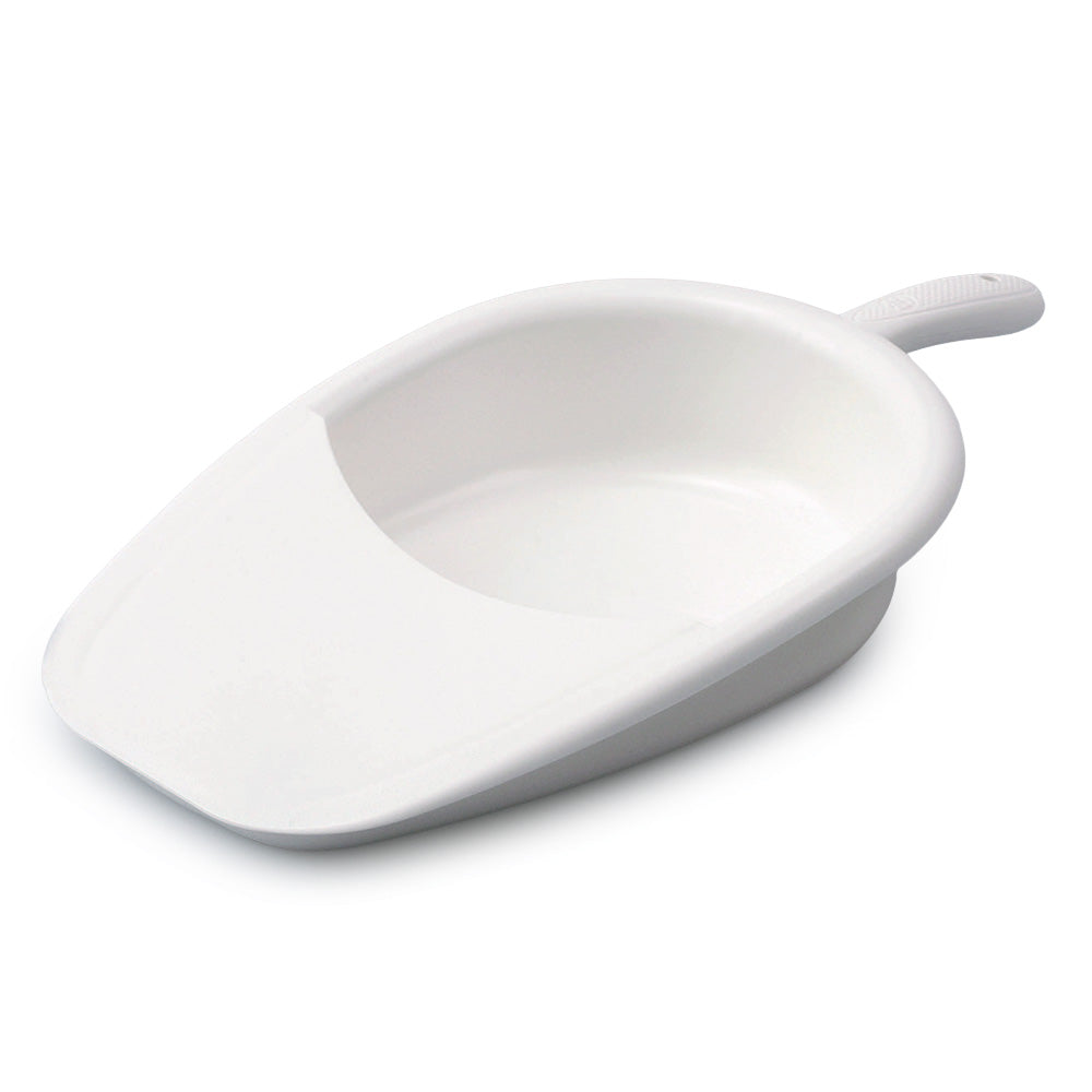 Leibschüssel oval mit Stiel Plastik