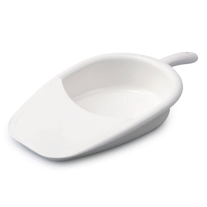 Leibschüssel oval mit Stiel Plastik