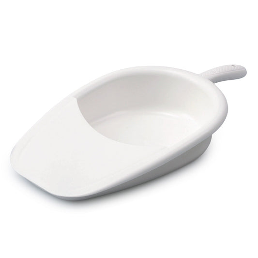 Leibschüssel oval mit Stiel Plastik