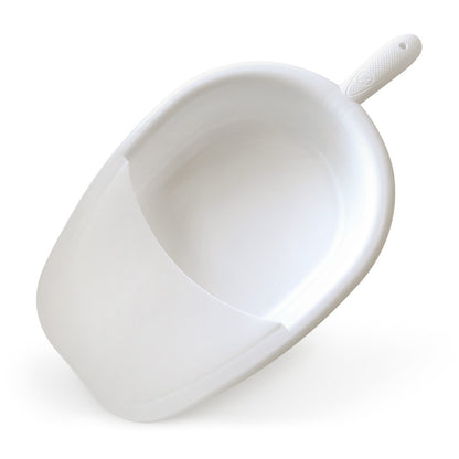 Leibschüssel oval mit Stiel Plastik