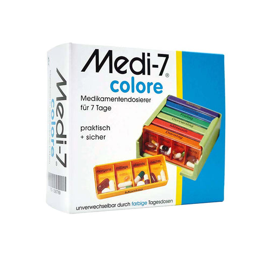 Medikamenten-Dispenser Medi 7 Color