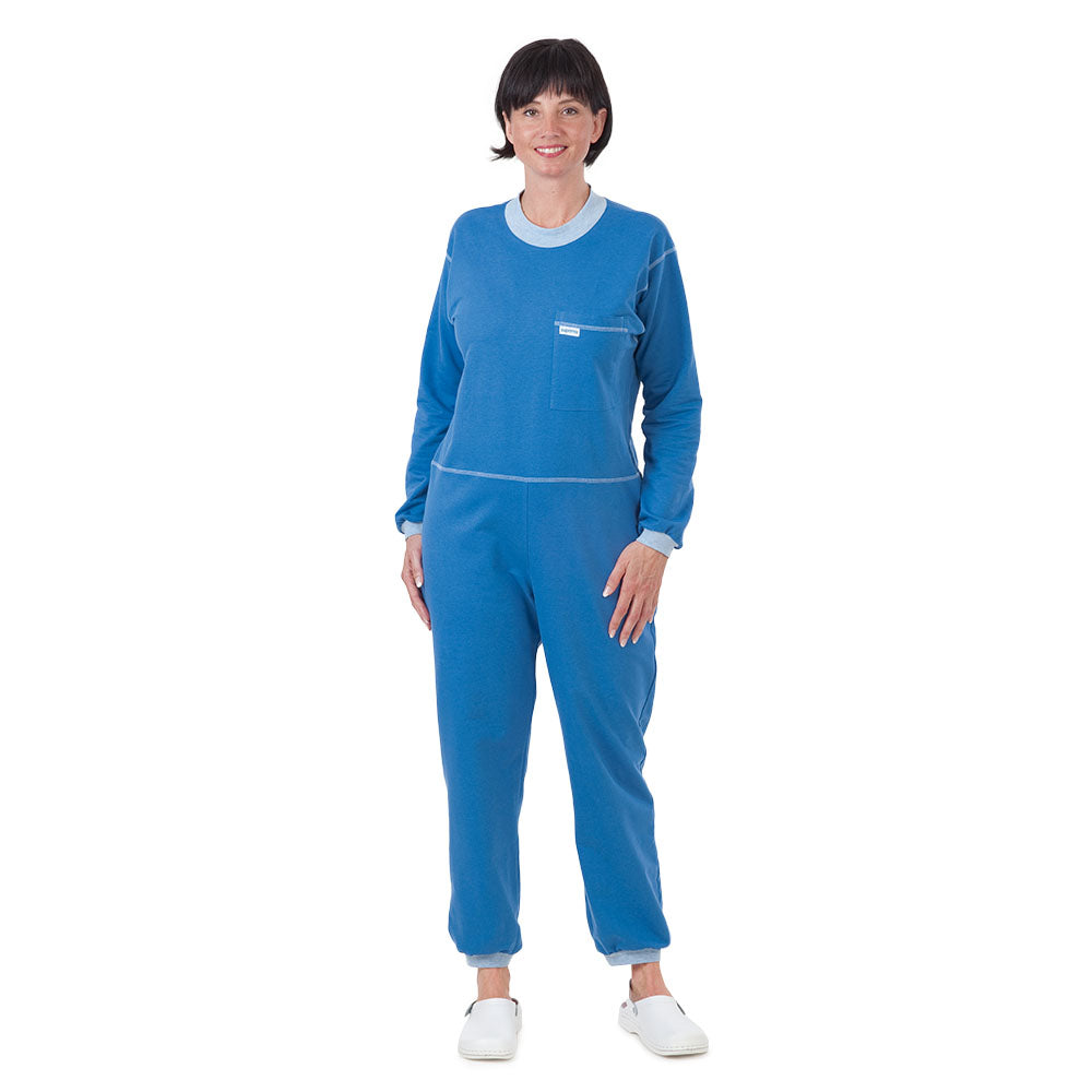Patienten-Overall Meerblau