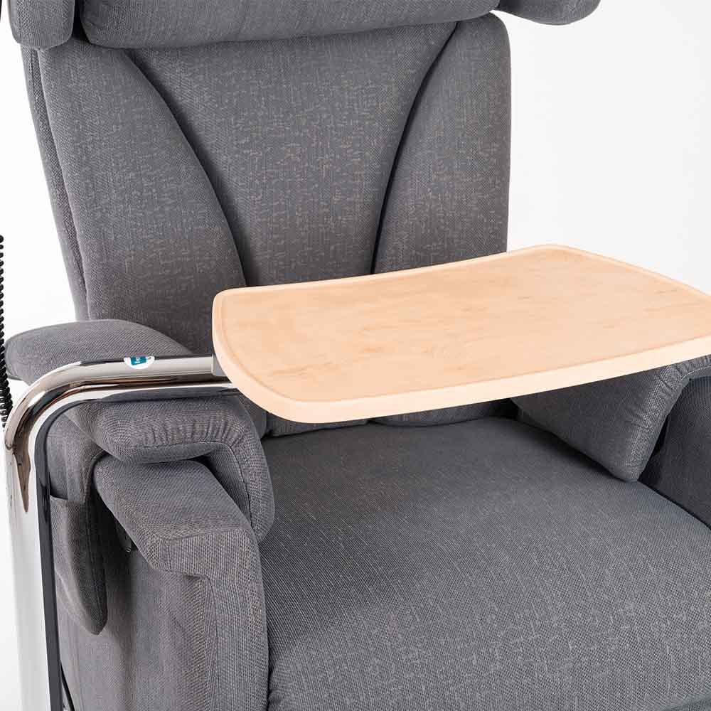 Beistelltisch für Ruhe- und Aufstehsessel Relax Holzdekor Hell  