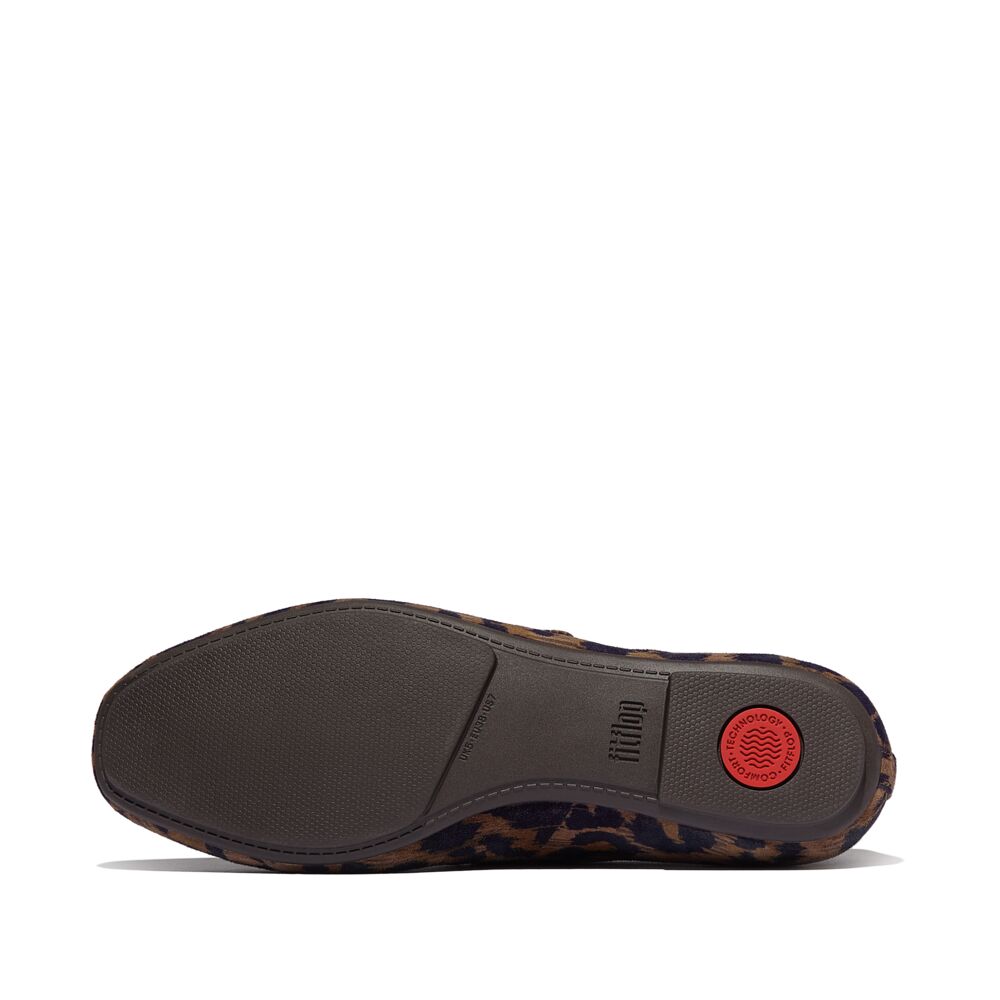 FitFlop Delicato Leopard Mary Janes