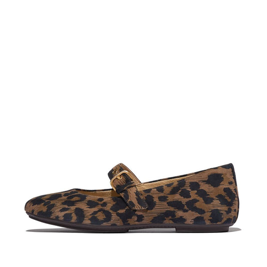 FitFlop Delicato Leopard Mary Janes 