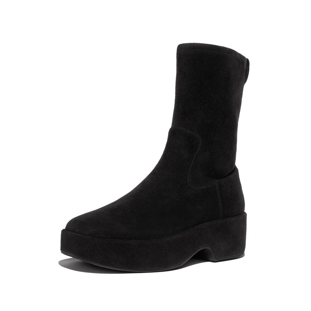 FitFlop F-LUMA Stiefel mit Halbkeilabsatz