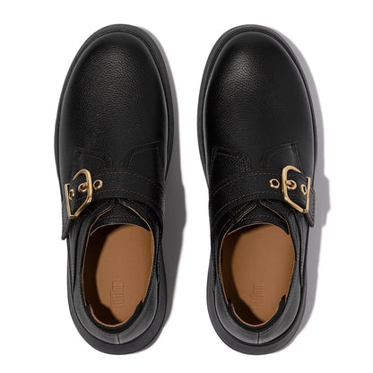 FitFlop F-MODE Leather Monk Strap Schuhe