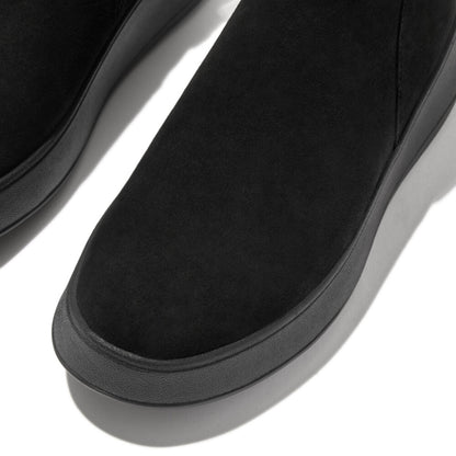 FitFlop F-Mode Wildleder Stiefeletten Black