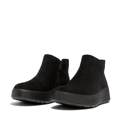 FitFlop F-Mode Wildleder Stiefeletten Black