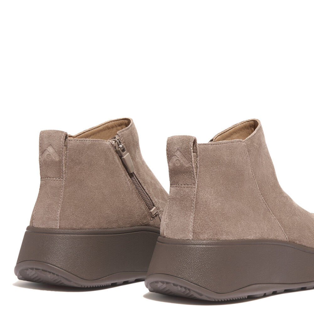 FitFlop F-Mode Wildleder Stiefeletten Minky Grey