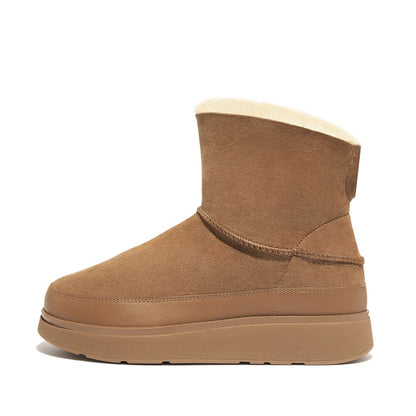 FitFlop GEN-FF Desert Tan Shearling-Boots Double