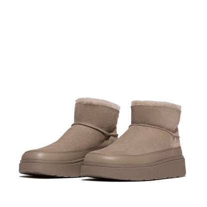 FitFlop GEN-FF Taupe Mini Shearling-Boots