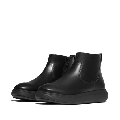 FitFlop IQ-COMFF Leder Knöchelstiefel