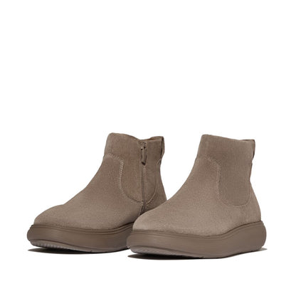 FitFlop IQ-COMFF Taupe Wildleder Knöchelstiefel