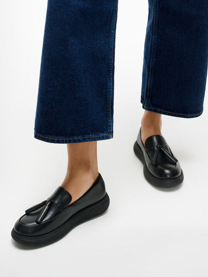 FitFlop IQ-COMFF Tassel Leder Loafers