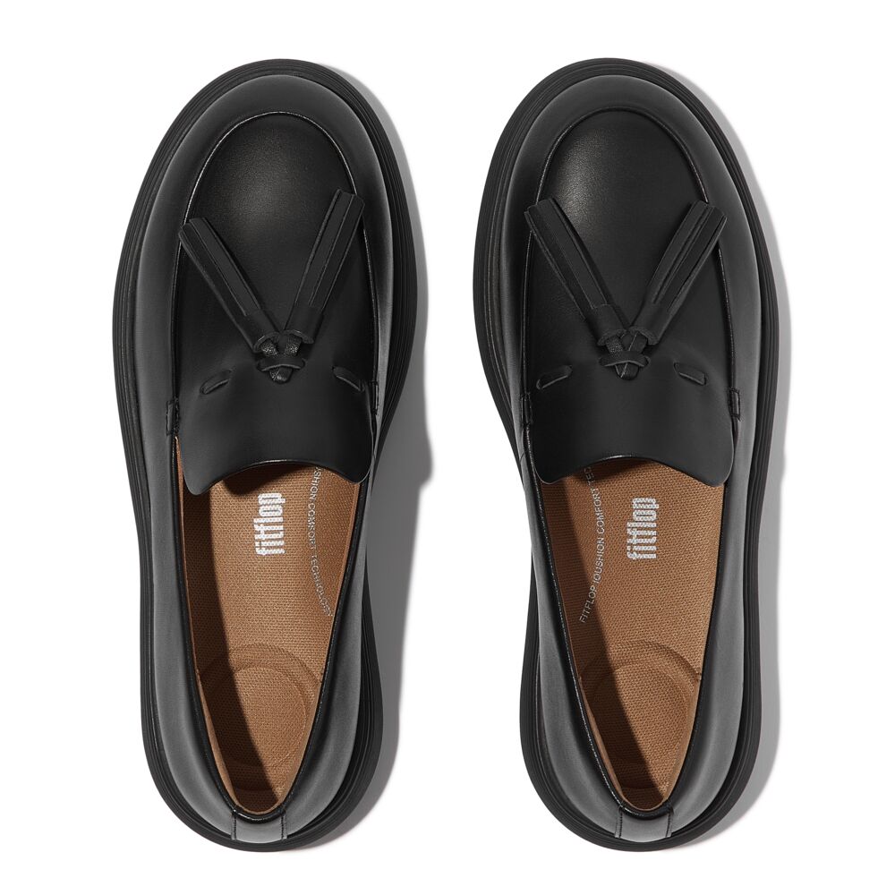 FitFlop IQ-COMFF Tassel Leder Loafers