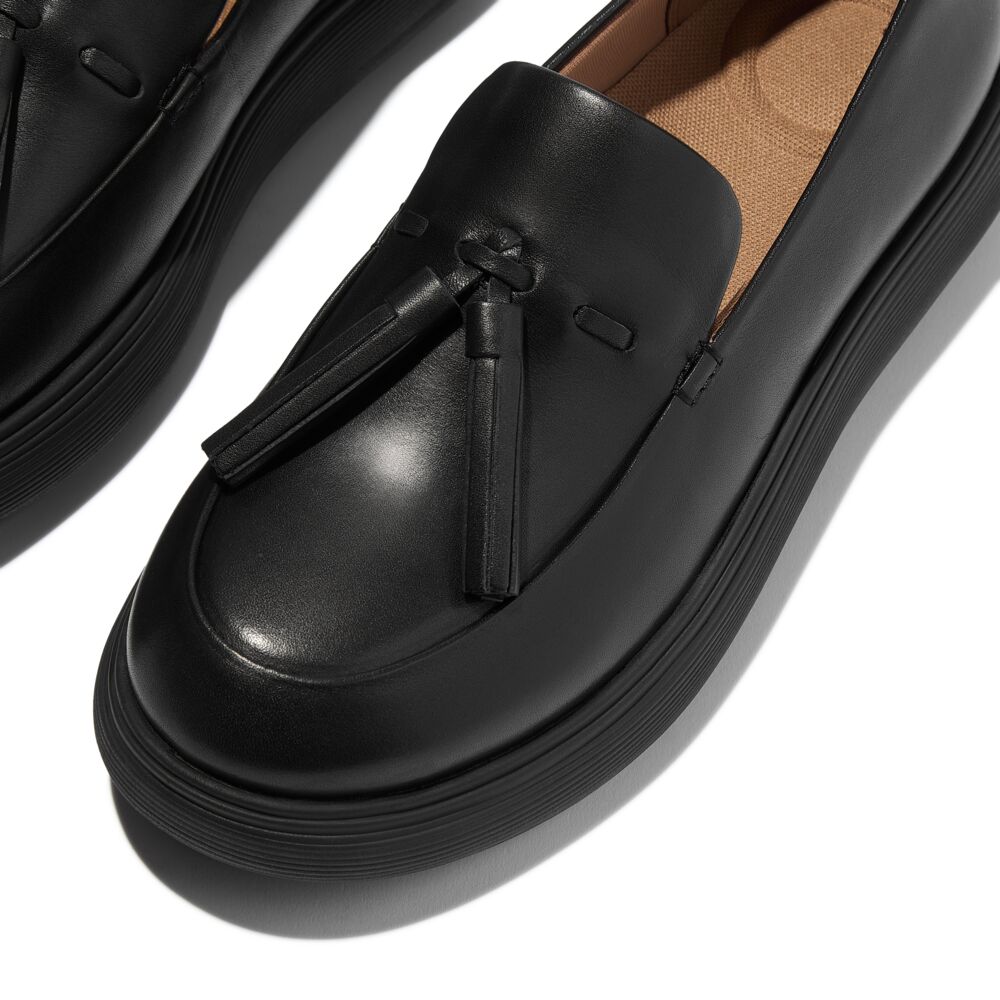 FitFlop IQ-COMFF Tassel Leder Loafers