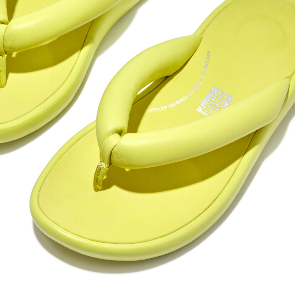 FitFlop iQushion D-LUXE gepolsterte Zehentrenner Sunny Lime