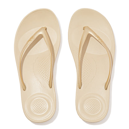 FitFlop iQushion Ergonomic Damen Gold Zehensteg